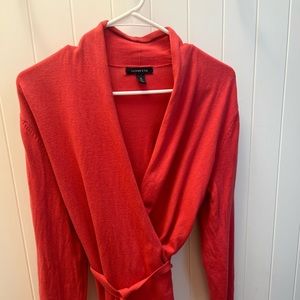 Lands End wrap cardigan